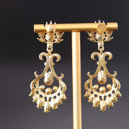 Vintage Cubic Zirconia Classic Earrings Gift Jewelry