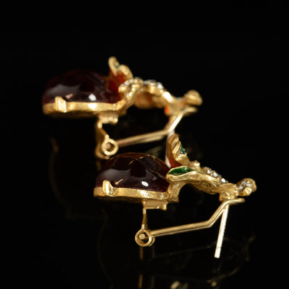 Vintage Crystal Chic Handcrafted Earrings for Women