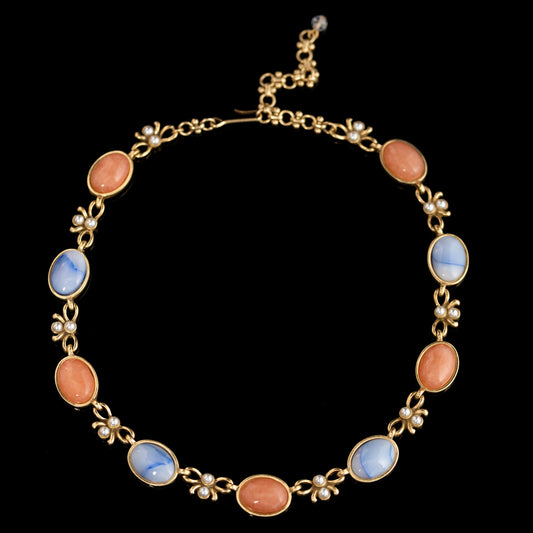 Vintage Pearl Classic Classic Necklace Handcrafted Design