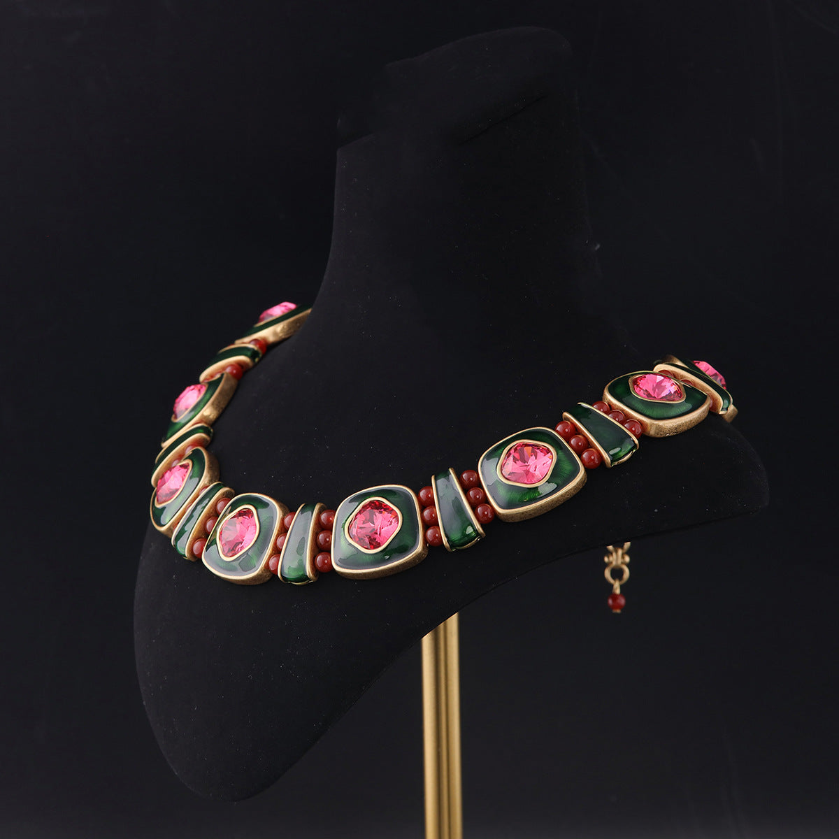Vintage Geometric Timeless Chic Necklace Handcrafted Design