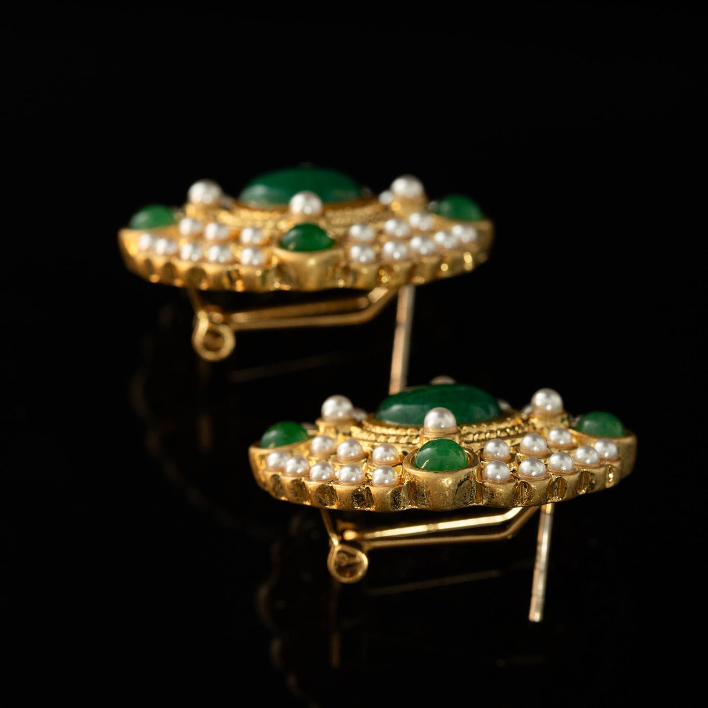 Vintage Natural Stone Classic Earrings for Women