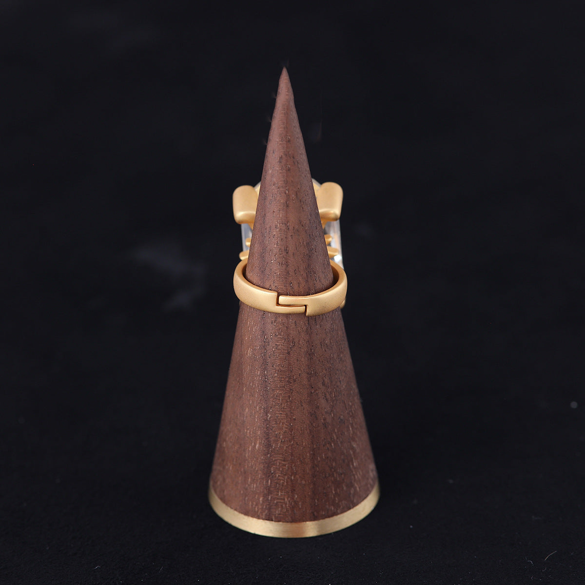 Vintage Geometric Luxury Handcrafted Open Ring Handcrafted Design
