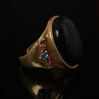 Vintage Geometric Refined Timeless Open Ring