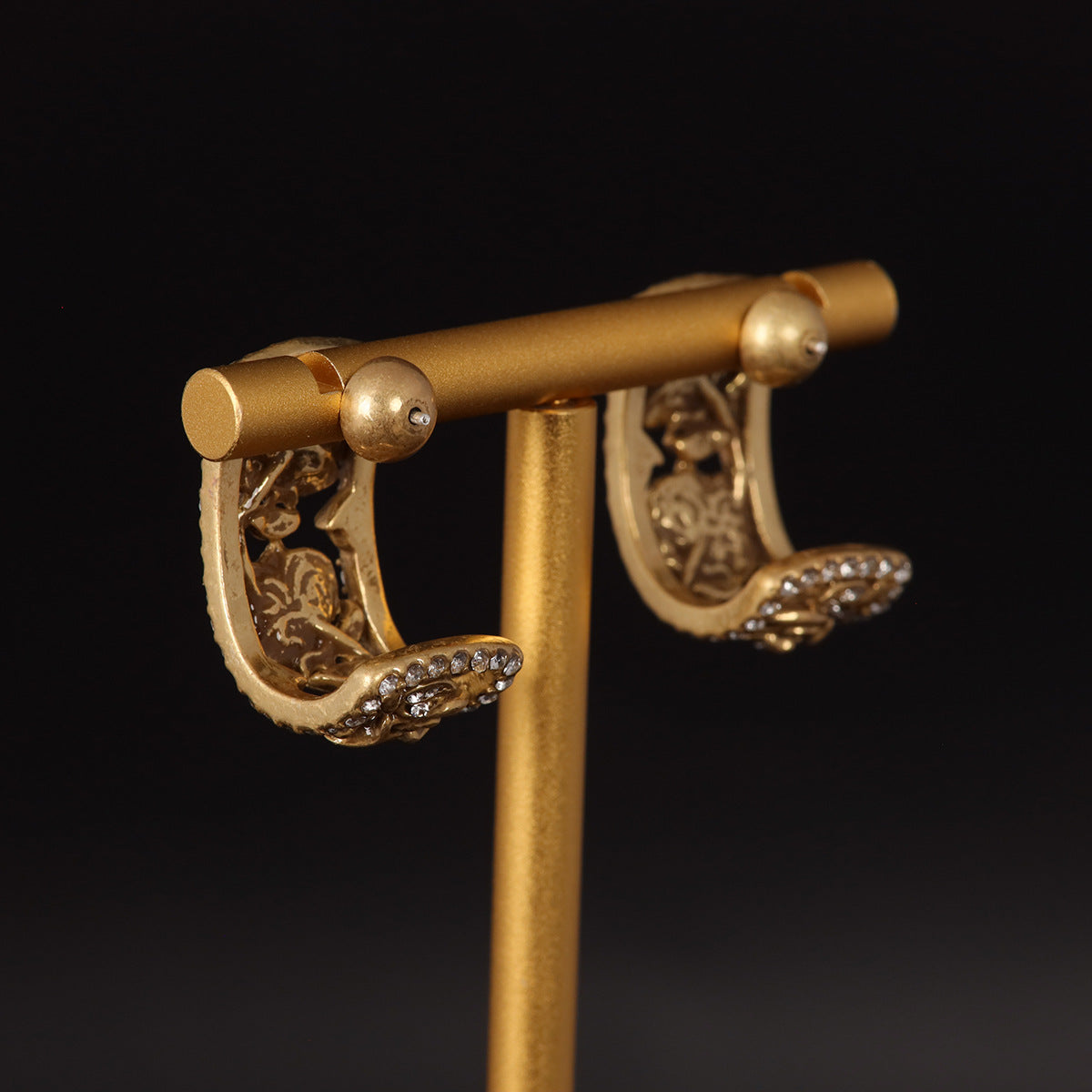 Vintage Floral Timeless Artisan Earrings for Women
