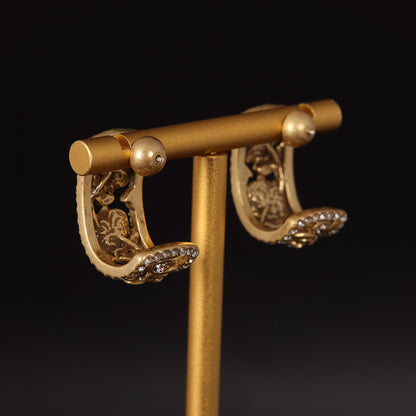 Vintage Floral Timeless Artisan Earrings for Women