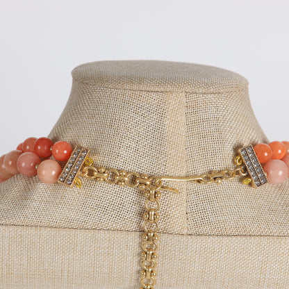 Vintage Pearl Floral Statement Handcrafted Necklace Handcrafted Design
