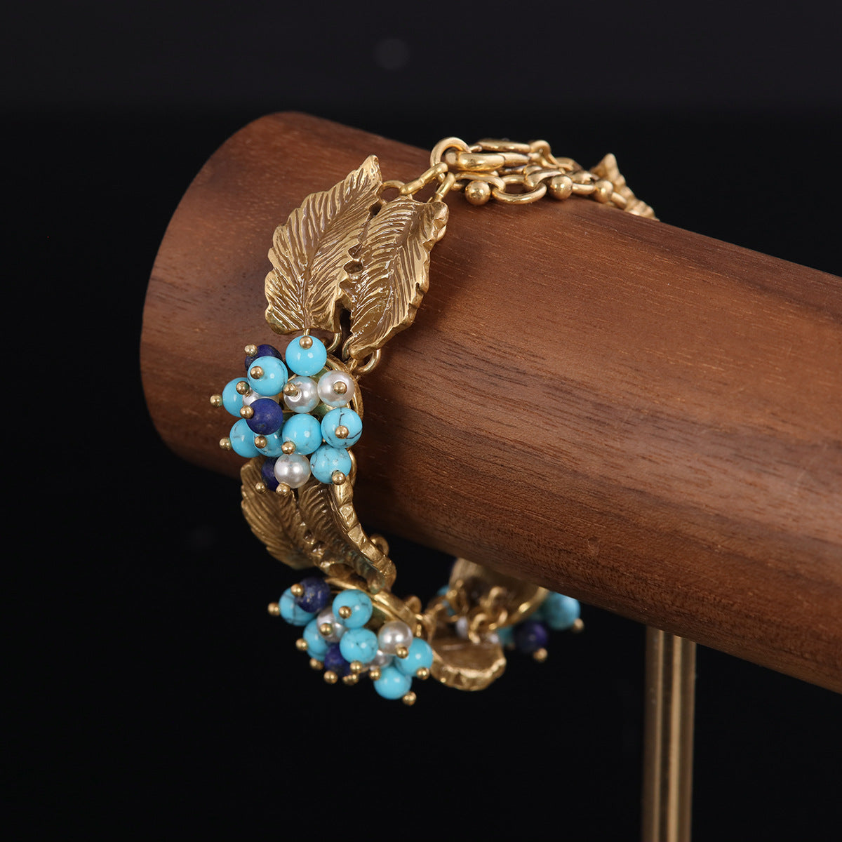 Vintage Leaf Statement Classic Bracelet for Women