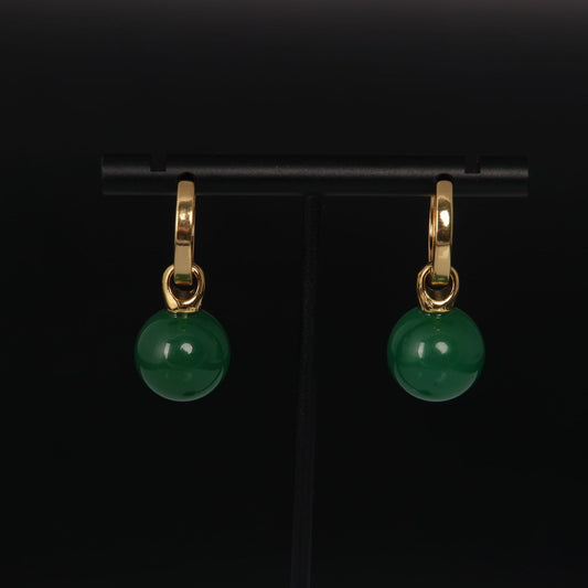 Vintage Agate Classic Timeless Earrings Handcrafted Design