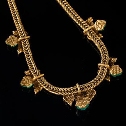 Vintage Leaf Artisan Timeless Necklace Timeless Style