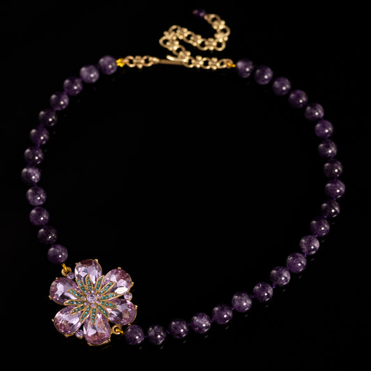 Vintage Cubic Zirconia Chic Necklace for Ladies