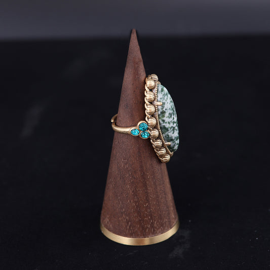 Vintage Geometric Classic Handcrafted Open Ring Handcrafted Design