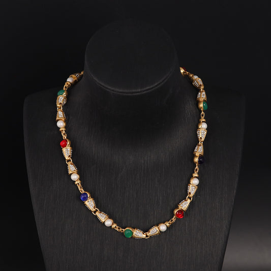 Vintage Agate Timeless Refined Necklace Timeless Style