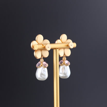 Vintage Chic Handcrafted Luxury Earrings for Ladies