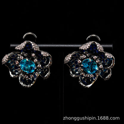 Vintage Floral Artisan Handcrafted Earrings for Ladies