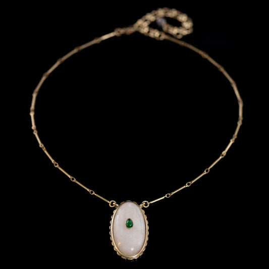 Vintage Natural Stone Refined Necklace Timeless Style