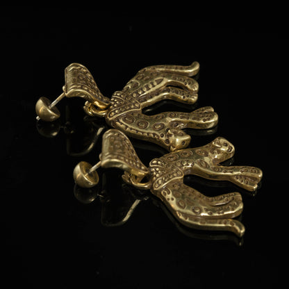 Vintage Elegant Statement Timeless Earrings Handcrafted Design