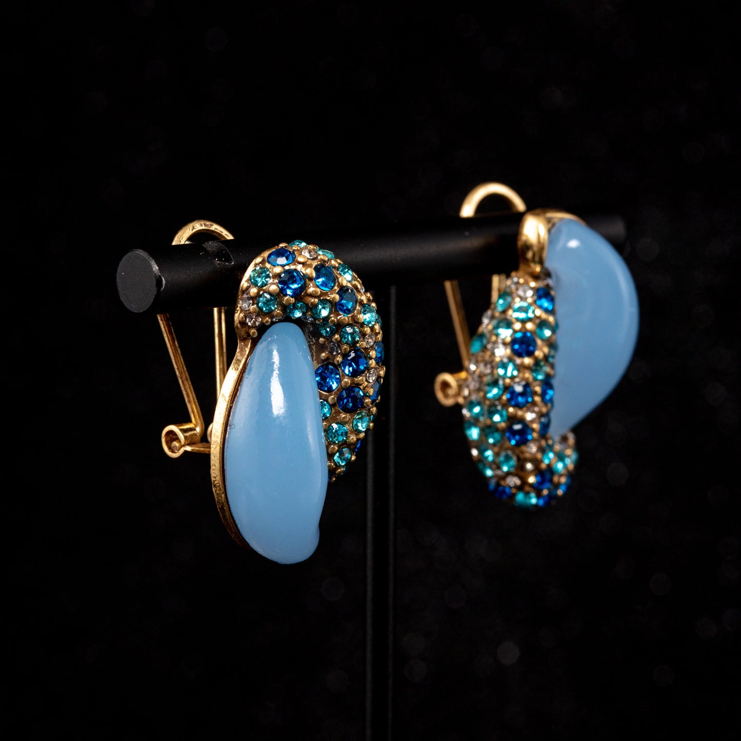Vintage Moon Refined Chic Earrings for Ladies