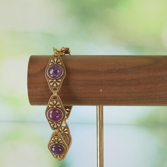 Vintage Geometric Timeless Polished Bracelet for Women