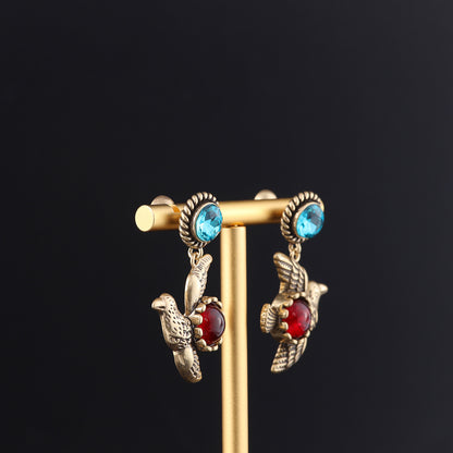 Vintage Geometric Statement Refined Earrings for Ladies