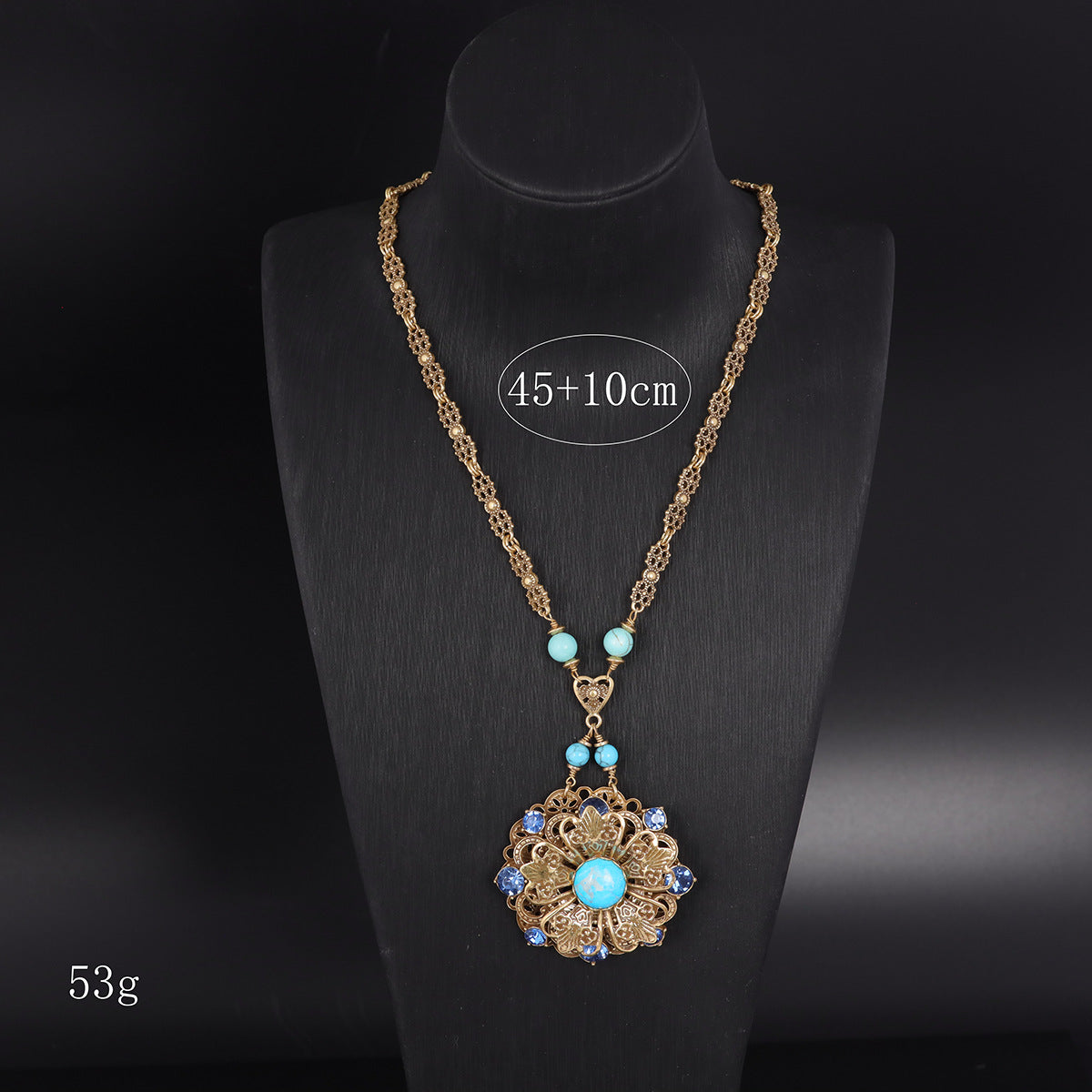 Vintage Artisan Handcrafted Chic Necklace Handcrafted Design