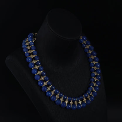 Vintage Classic Agate & Pearl Handcrafted Jewelry Set