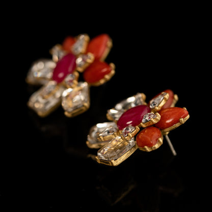 Vintage Natural Stone Refined Earrings for Ladies
