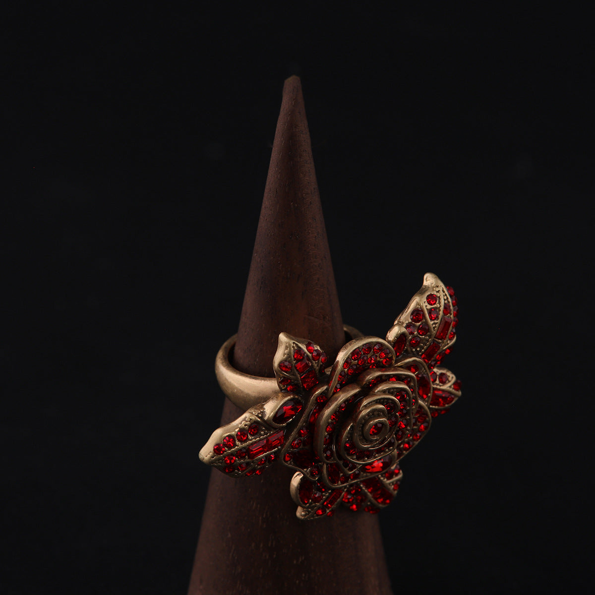 Vintage Floral Luxury Classic Open Ring