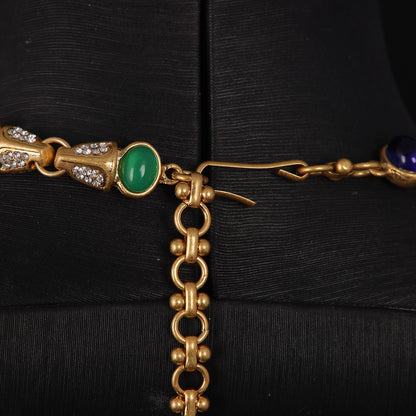 Vintage Agate Timeless Refined Necklace Timeless Style