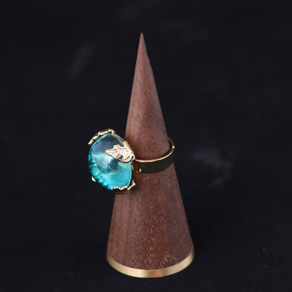 Vintage Geometric Statement Chic Open Ring