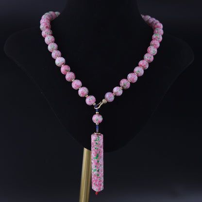Vintage Geometric Artisan Refined Necklace Handcrafted Design