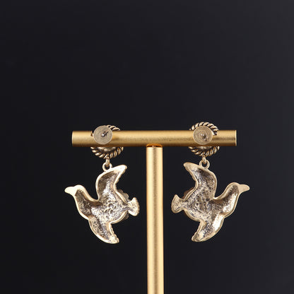 Vintage Geometric Statement Refined Earrings for Ladies
