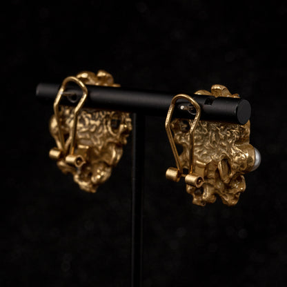 Vintage Pearl Luxury Elegant Earrings Gift Jewelry