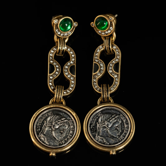 Vintage Elegant Artisan Refined Earrings Handcrafted Design