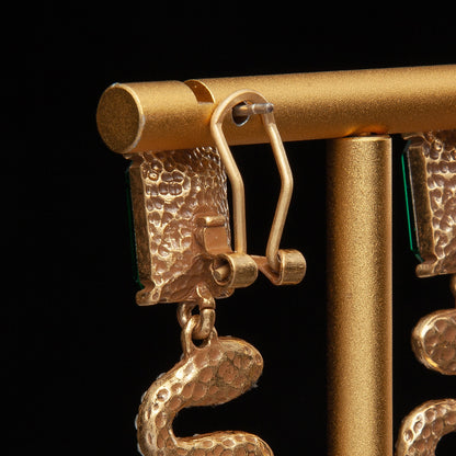 Vintage Crystal Chic Handcrafted Earrings Gift Jewelry