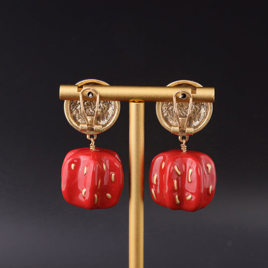 Vintage Star Chic Statement Earrings Handcrafted Design