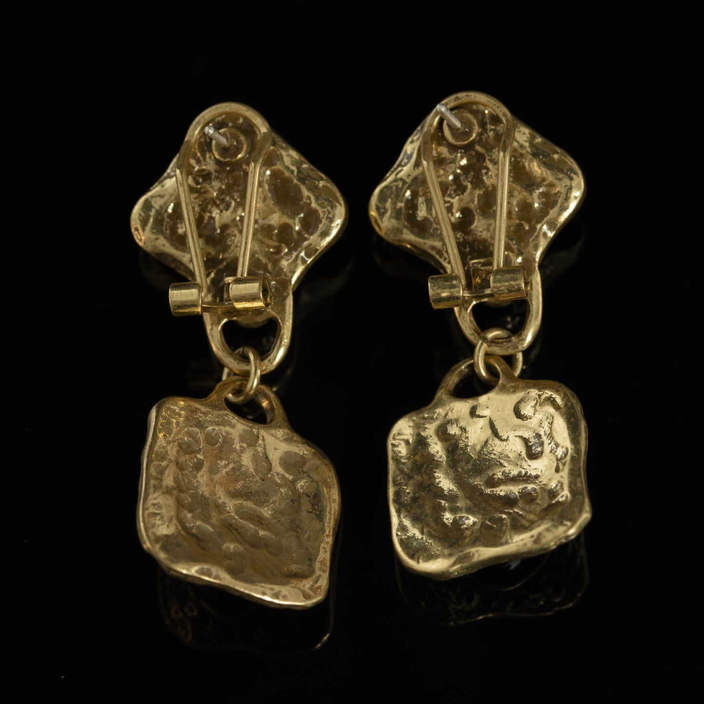 Vintage Natural Stone Geometric Chic Handcrafted Earrings for Women