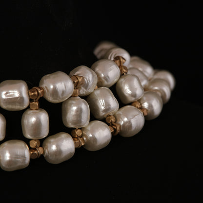 Vintage Pearl Elegant Polished Necklace Timeless Style