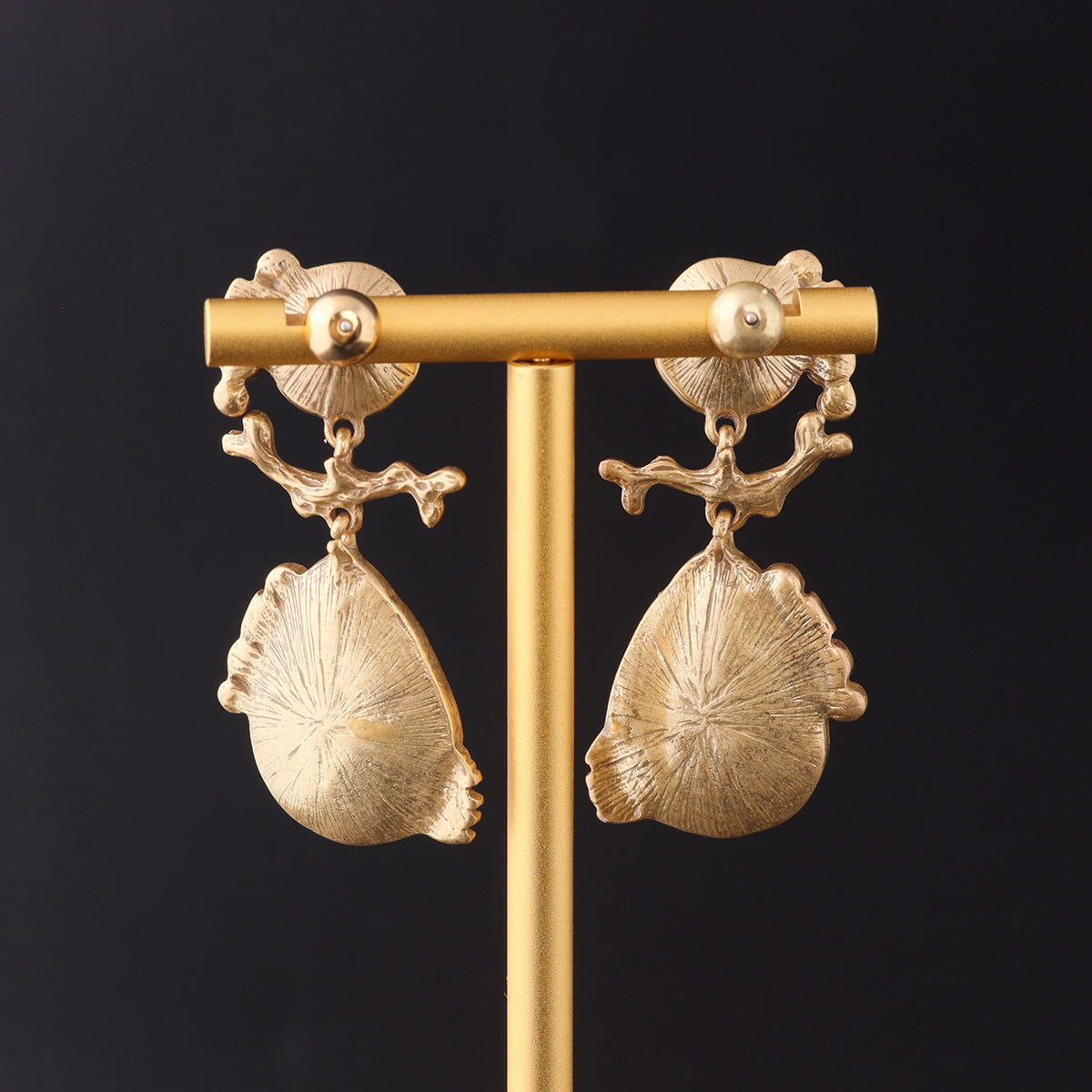 Vintage Crystal Heart Elegant Handcrafted Earrings Gift Jewelry