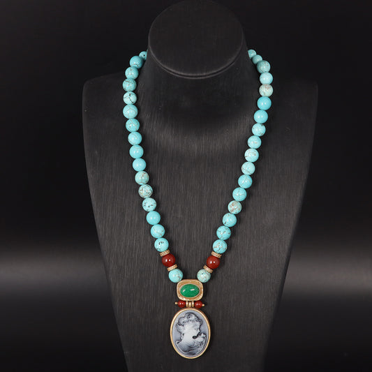 Vintage Heart Refined Handcrafted Necklace for Ladies