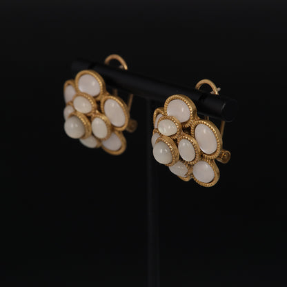 Vintage Agate Timeless Handcrafted Earrings Handcrafted Design