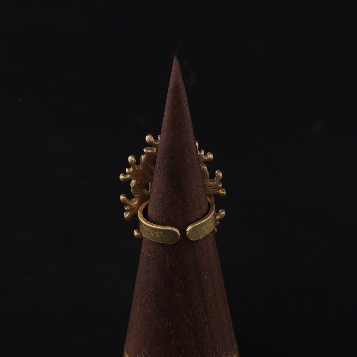 Vintage Floral Timeless Handcrafted Open Ring Gift Jewelry
