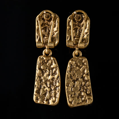Vintage Natural Stone Geometric Luxury Earrings Gift Jewelry