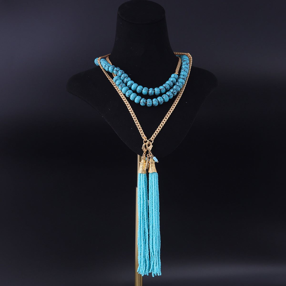 Vintage Geometric Artisan Handcrafted Necklace for Women