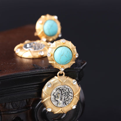 Vintage Geometric Artisan Handcrafted Earrings Handcrafted Design