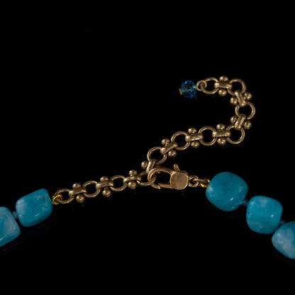 Vintage Floral Chic Handcrafted Necklace Gift Jewelry