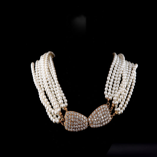 Vintage Geometric Luxury Handcrafted Necklace for Ladies