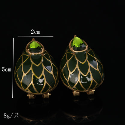 Vintage Statement Refined Artisan Earrings Gift Jewelry