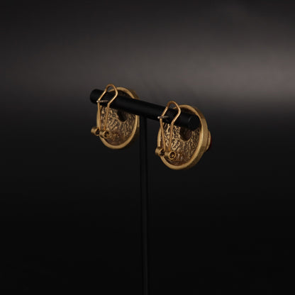 Vintage Artisan Luxury Artisan Earrings Handcrafted Design