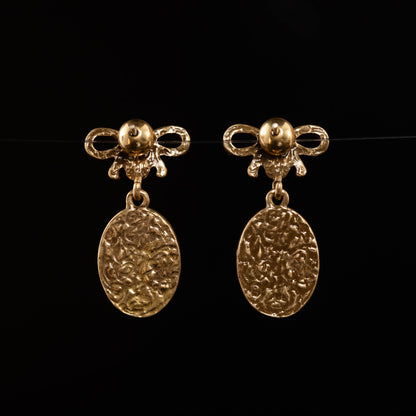 Vintage Natural Stone Geometric Artisan Handcrafted Earrings Gift Jewelry