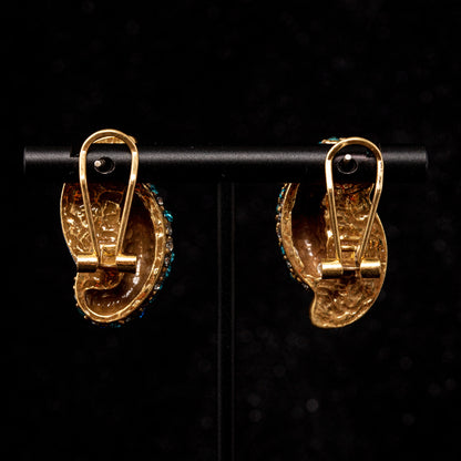 Vintage Moon Refined Chic Earrings for Ladies